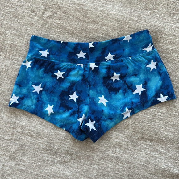 Blue Star Patterned Shorts - Picture 2 of 3